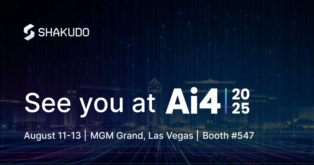 Shakudo to Attend Ai4 2025