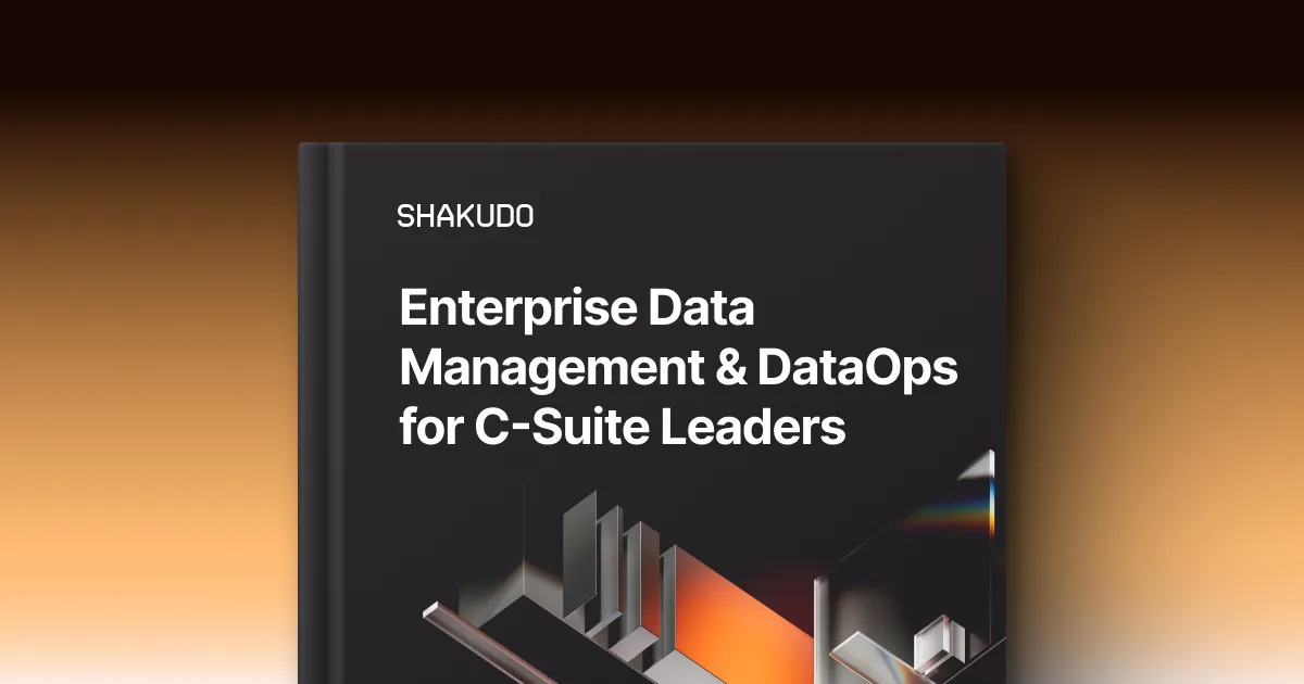 Enterprise Data Management & DataOps for C-Suite Leaders