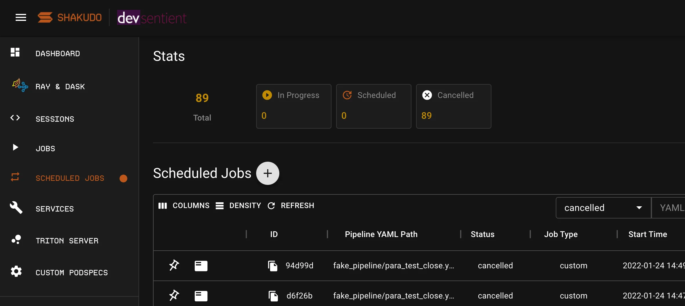 Using Shakudo, data scientists can write code, deploy code, real-time debugging, and get results, while seeing how models perform in production