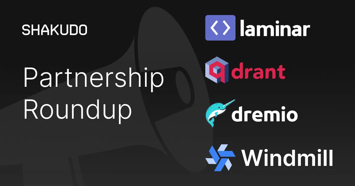 Shakudo Technology Partnership Roundup #03