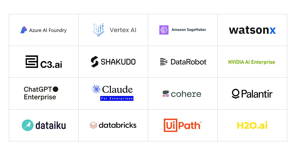 16 Top Enterprise AI Vendors to Consider in 2026