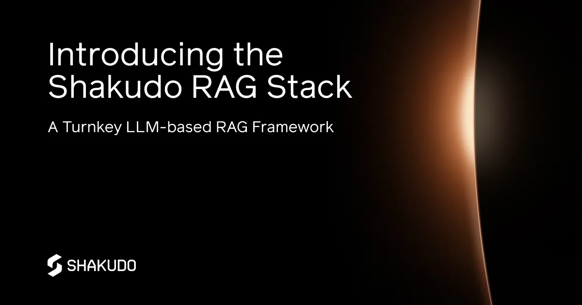 Introducing the Shakudo RAG Stack: A Turnkey LLM-based RAG Framework