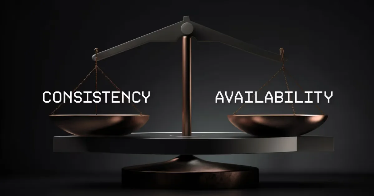 Using consistency models to balance consistency and availability