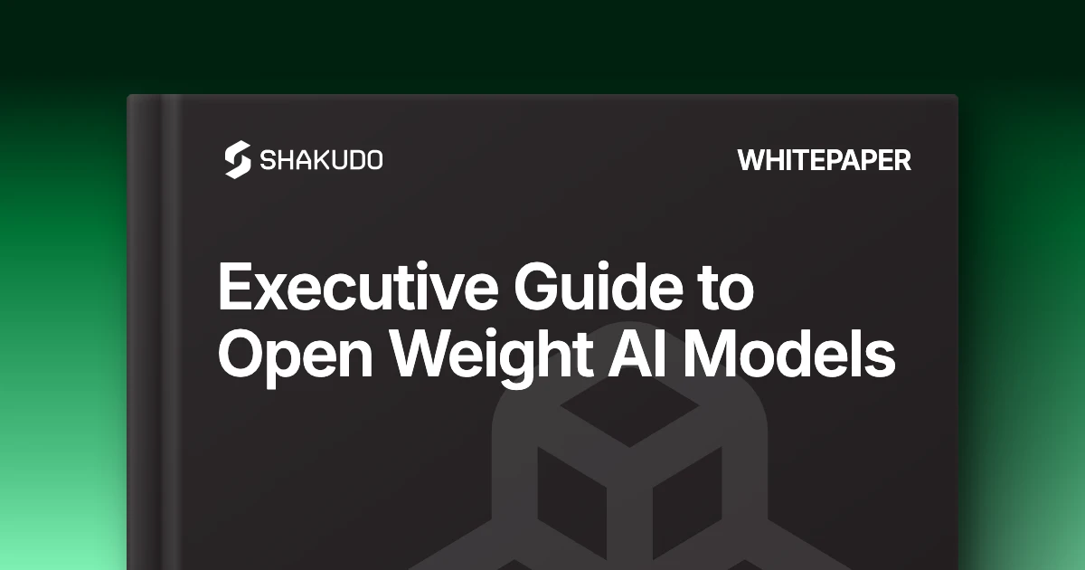 Executive Guide to Open Weight AI Models