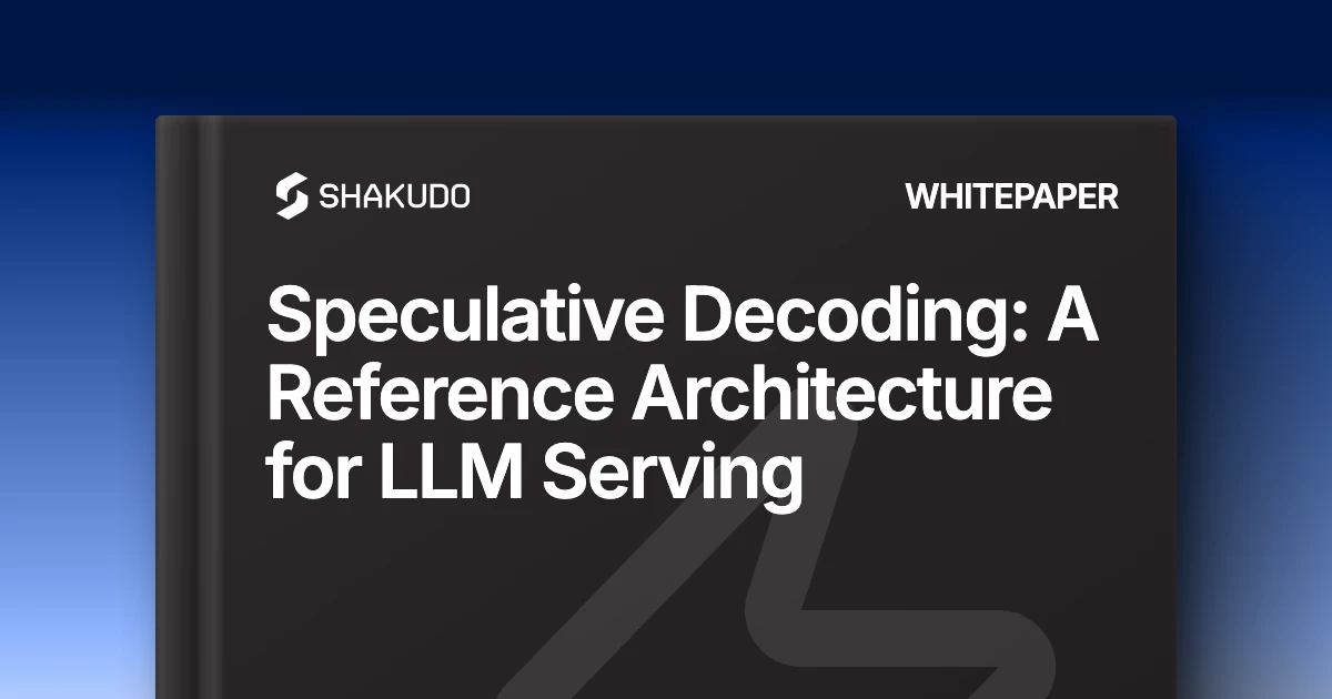 Speculative Decoding: A Reference Architecture for LLM Serving